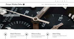 Desktop Screenshot of designerwatchesonline.net